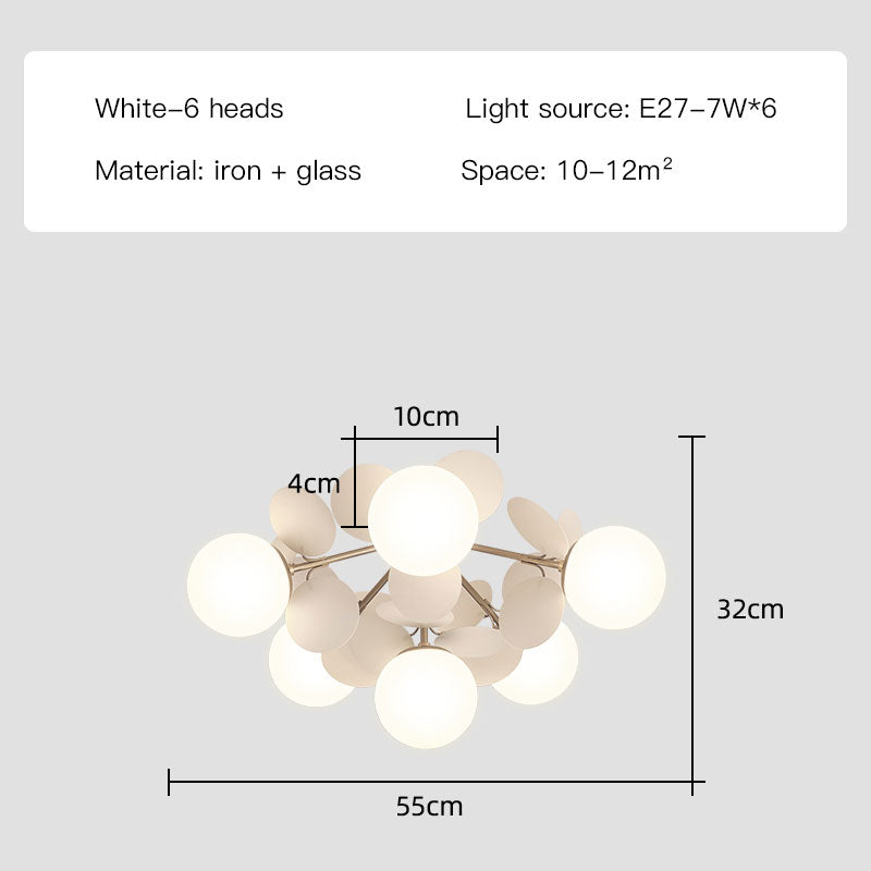 Lustre LED pour chambre d'enfant, garçons et filles, lumières chaudes