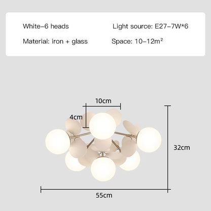 Lustre LED pour chambre d'enfant, garçons et filles, lumières chaudes