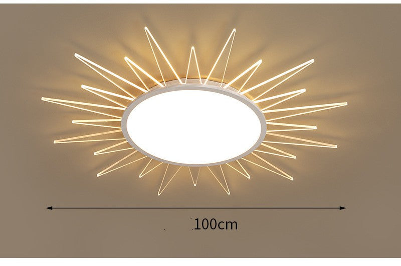 Lámpara Led Para Sala De Estar Ambiente Moderno Y Sencillo.