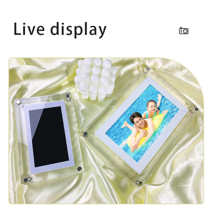 Transparent Acrylic Digital Photo Frame Video Player