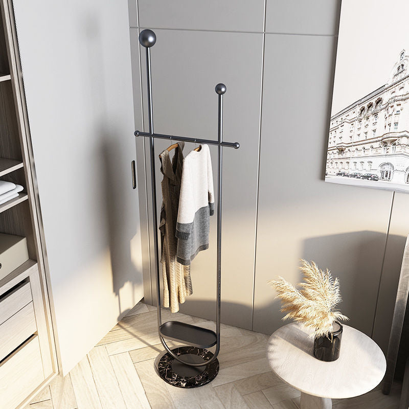 Light Luxury Clothes And Hats Hanger Floor To Floor Iron Art Simple And Modern