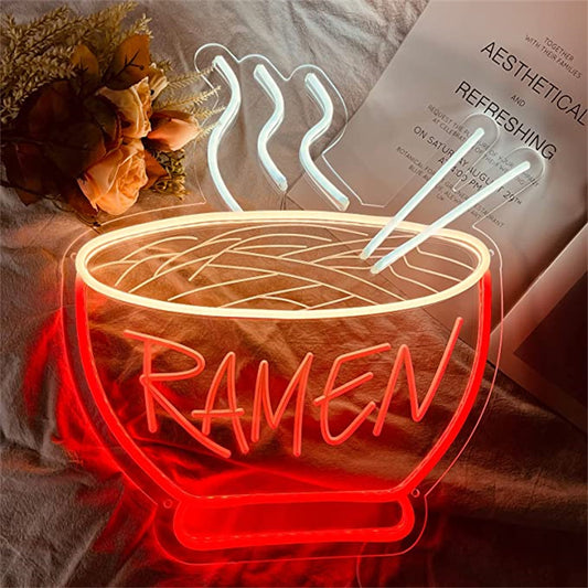 Creative Shape Noodle Background Wall LED Light