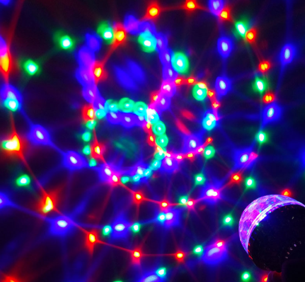 LED Colorful lights rotating magic ball lights atmosphere lights