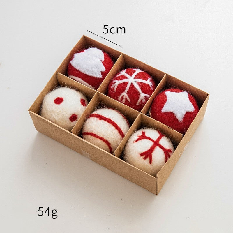 Material Diy Pendant Christmas Decorations Wool Felt