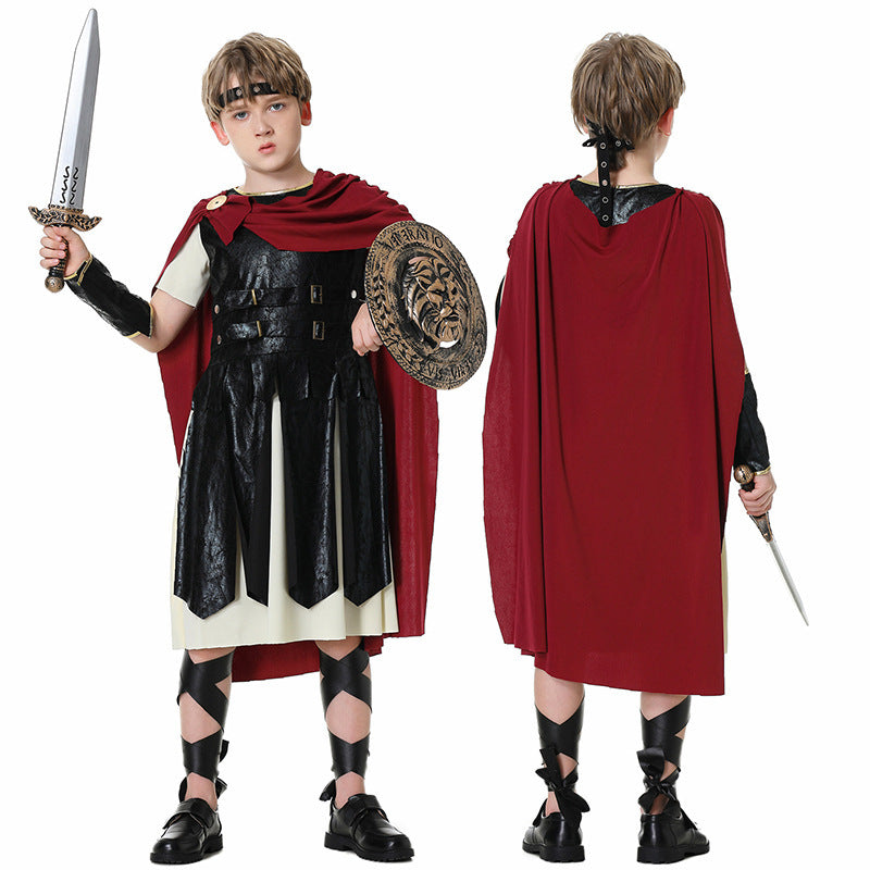 Disfraz de Halloween de gladiador romano para cosplay