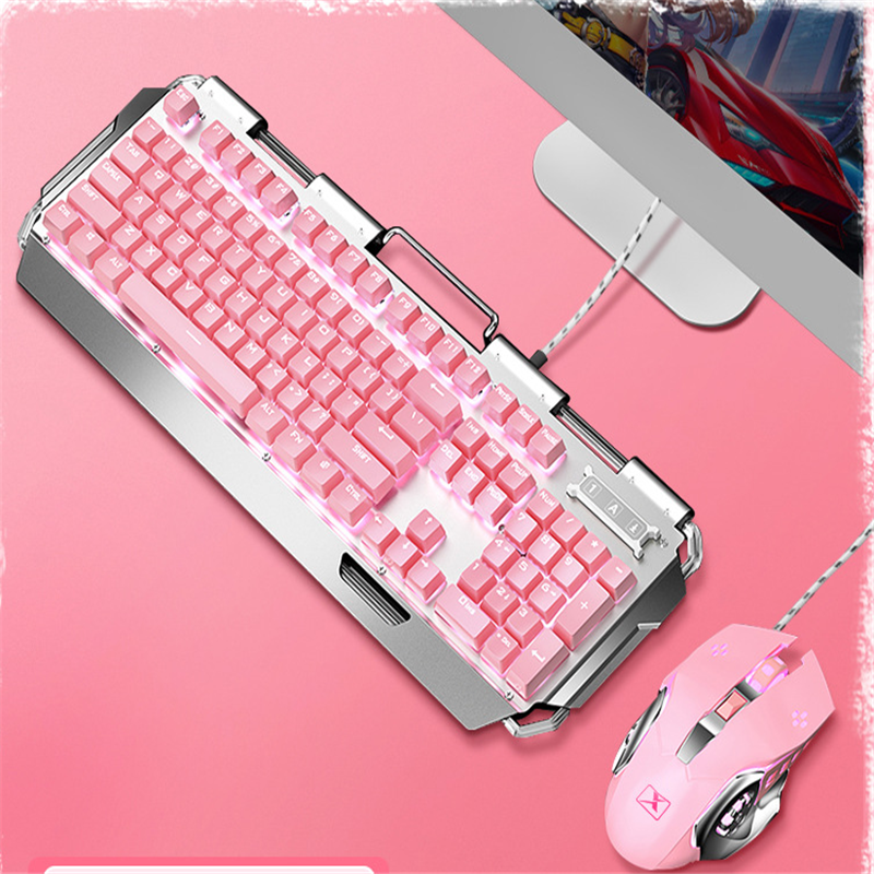 Véritable clavier mécanique rose