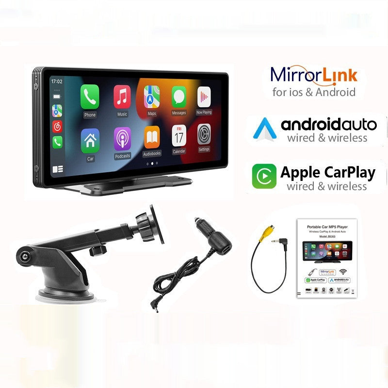 Reproductor MP5 inalámbrico para coche Pnd Carplay de 1026 pulgadas