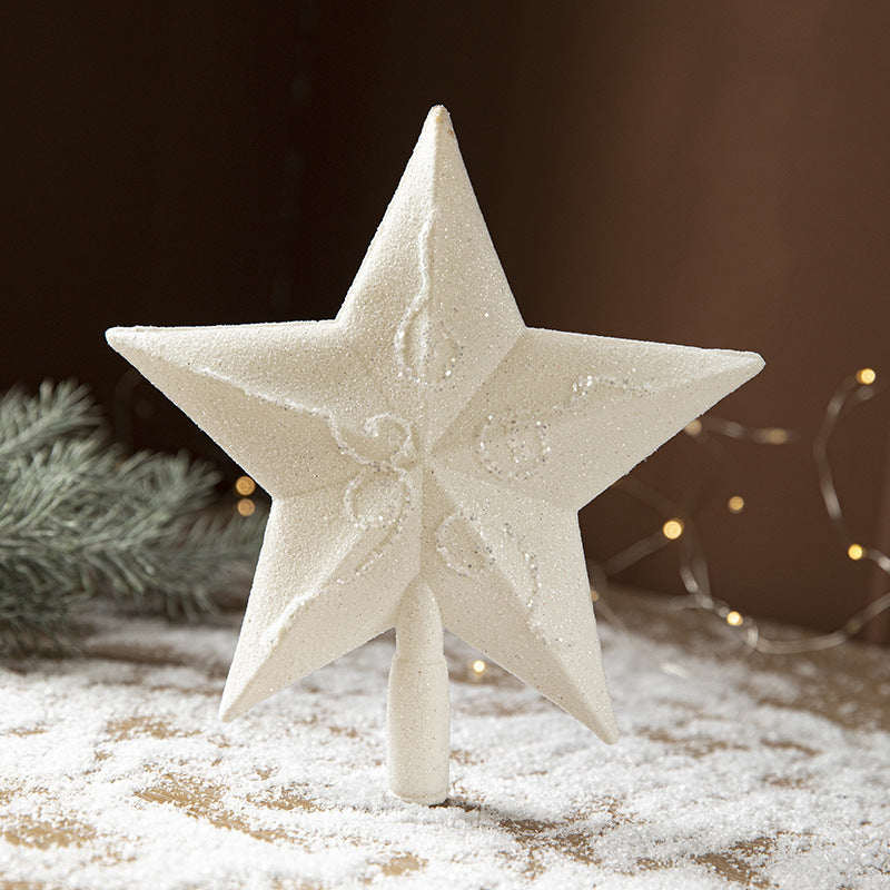 Five Pointed Star Christmas Tree Decorations