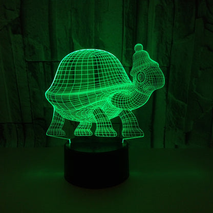 Cool Tortoise 3D Lamp