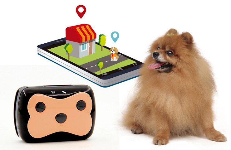 Localizador de mascotas Smart HP01 Mini mascota transfronteriza Localizador GPS ajustable de longitud a medida