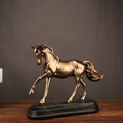 Home Resin Ornament Handicraft Pony