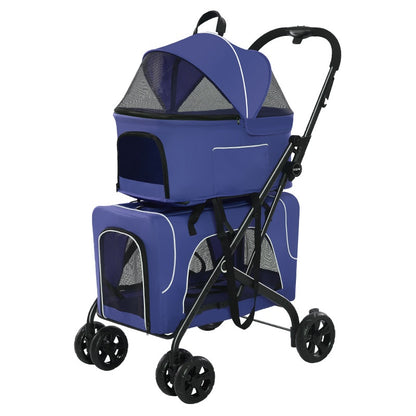 Small Dog Lightweight Folding Cat Dog Trolley