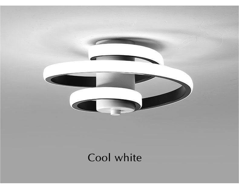 Simple and modern metal led lighting ceiling light