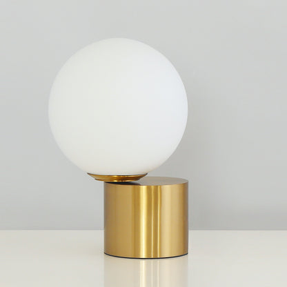 Simple Room Bedroom Decoration Glass Ball Table Lamp