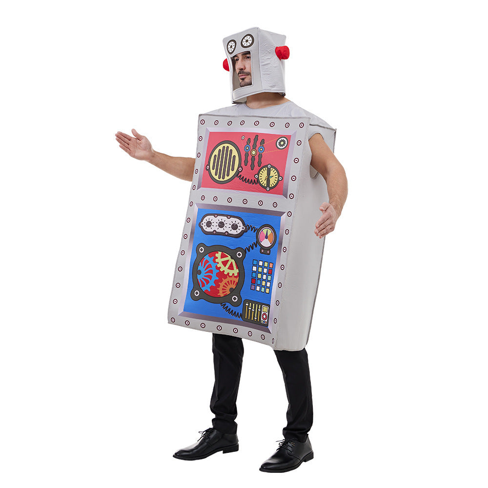 Costume de robot éponge amusant pour Halloween