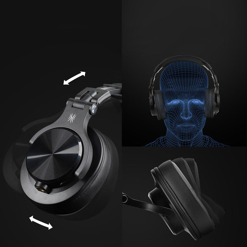 Casque de surveillance Bluetooth sans fil monté sur la tête