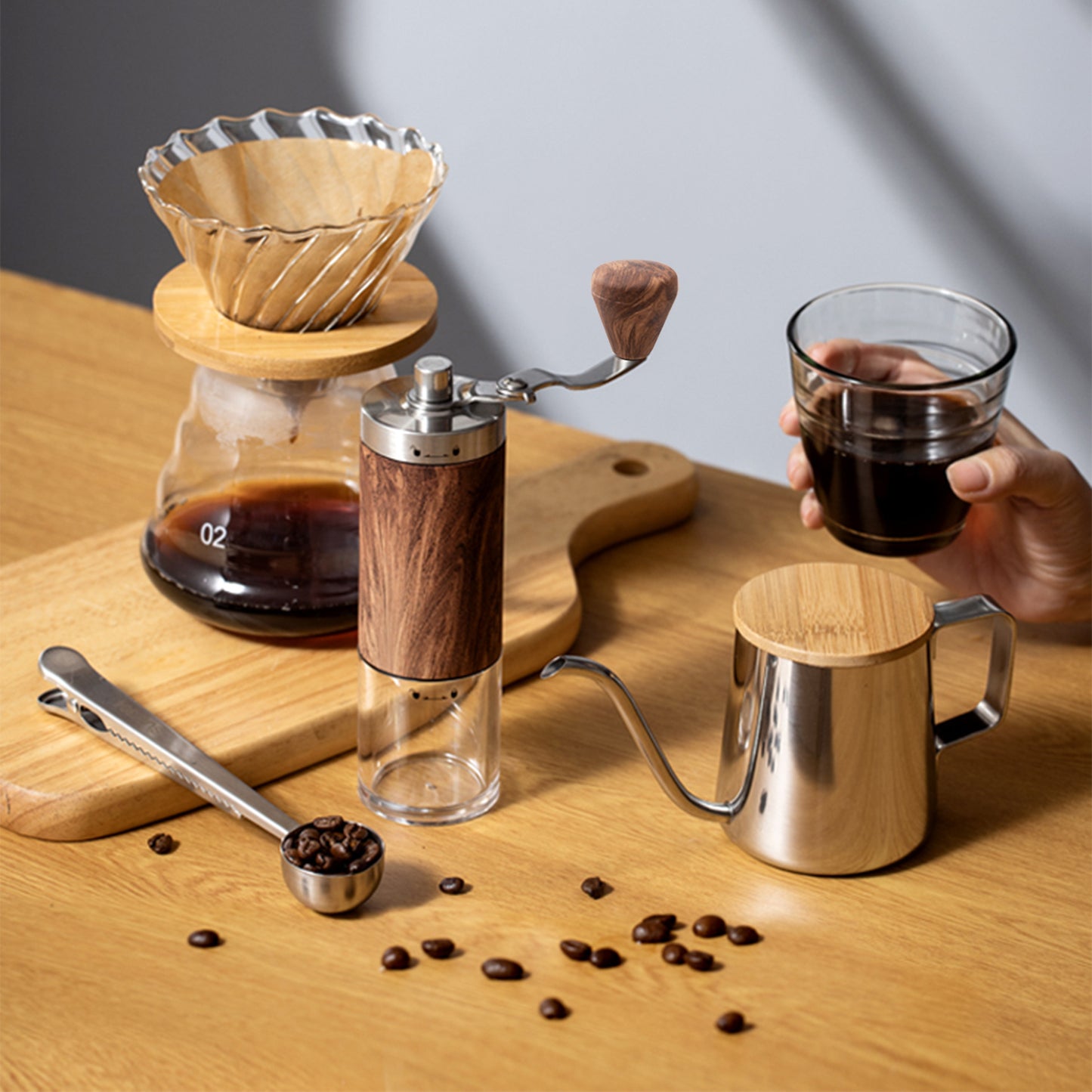 Hand Brewed Coffee Set Outdoor