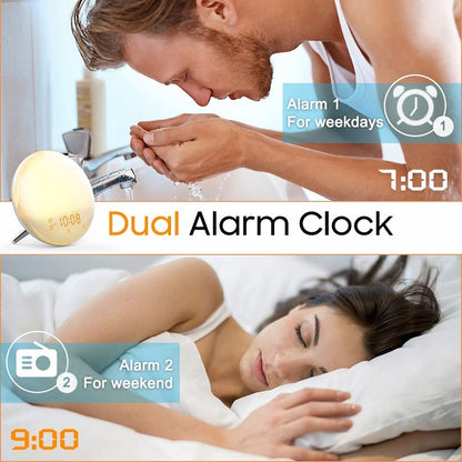 Simulated Sunrise And Sunset Natural Wake-up Light Smart Table Lamp