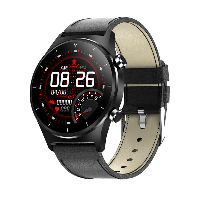 Compatible avec Apple, montre Bluetooth avec bracelet en silicone étanche