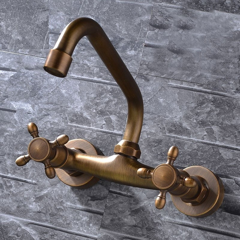 Bathroom Wall Type Basin Faucet European Style