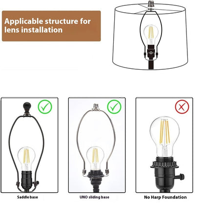 Accesorios para pantallas de lámpara de pie de tela extraíbles