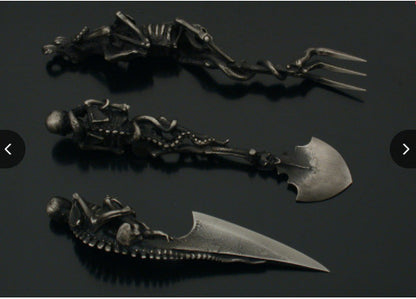 Halloween Gift Skeletal Cutlery Sets