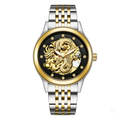 Detective Tevise automatic table watch watch men burst Jinlong waterproof luminous lovers mechanical watch