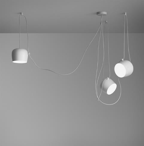 Lustre de caisse claire en aluminium simple et moderne