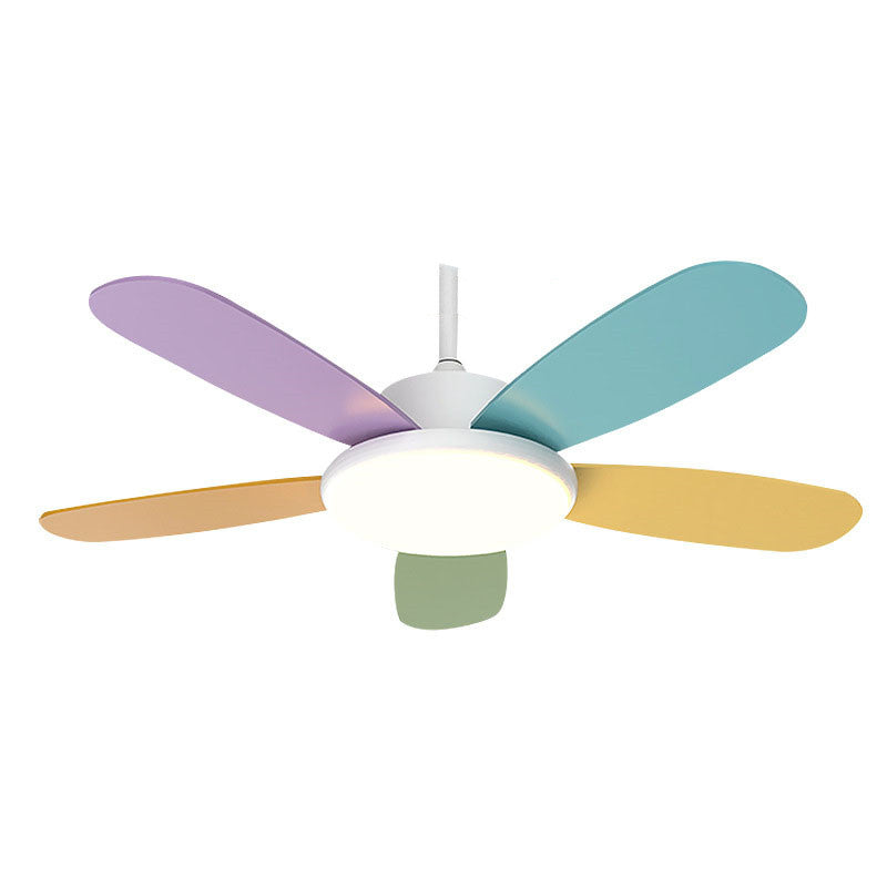 Remote Control Intelligent Household Simple Fan Chandelier Integrated Lamp