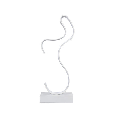 Lampe de table de forme minimaliste postmoderne chambre romantique