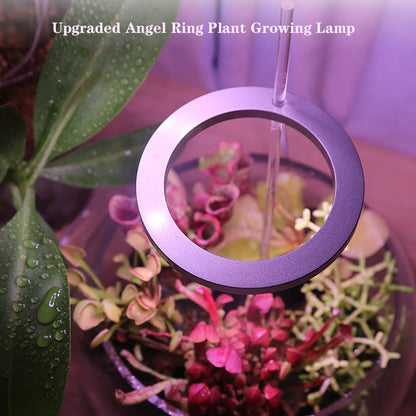 Luz LED de cultivo de espectro completo, anillo de Ángel, lámpara de cultivo Phytolamp USB para plantas, lámpara de 5V, plántulas de plantas de invernadero de flores de interior