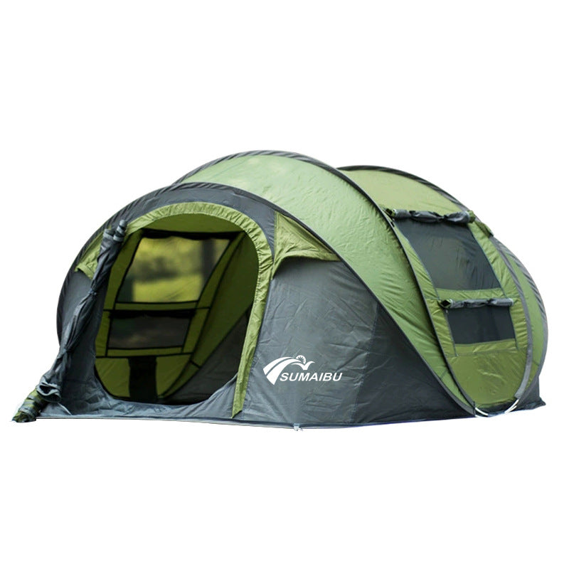 Outdoor Automatic Tent Quickly Opens And Throws Tent Supplies For 3-4 People Camping