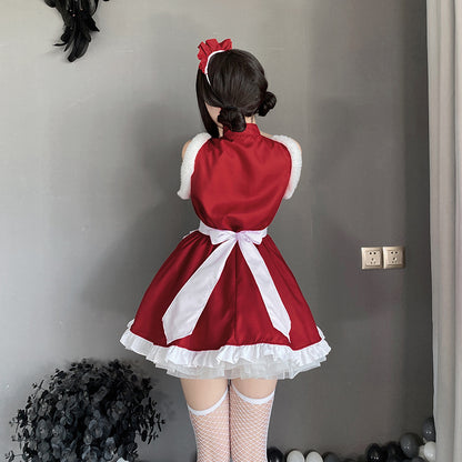 Costume de Noël pour jeu de rôle d'Halloween à la mode pour femmes