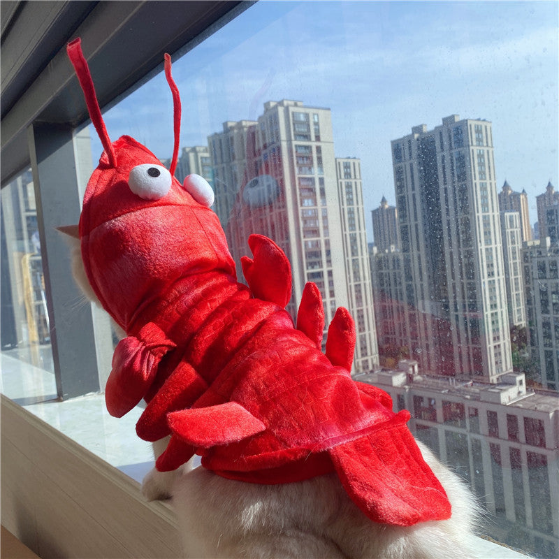 Vêtements de homard pour chat d'Halloween Nouvel An Noël