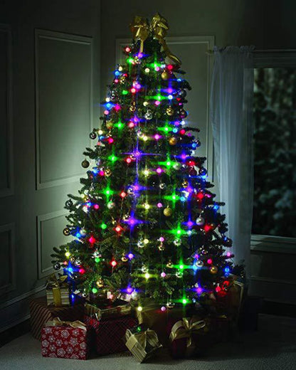 Guirlande lumineuse LED pour décoration d'arbre de Noël.