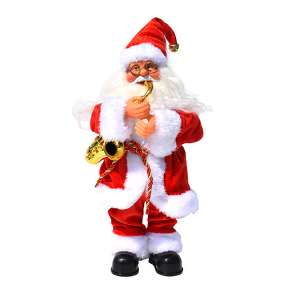 Christmas Decorations Santa Claus Electric Music