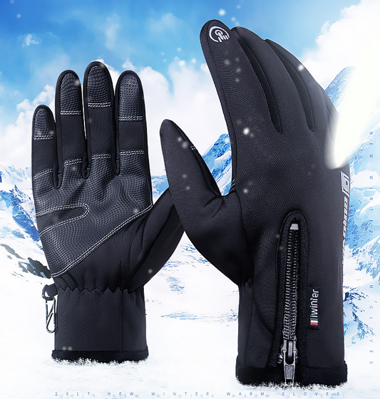 Gants isolés en velours et résistants au froid