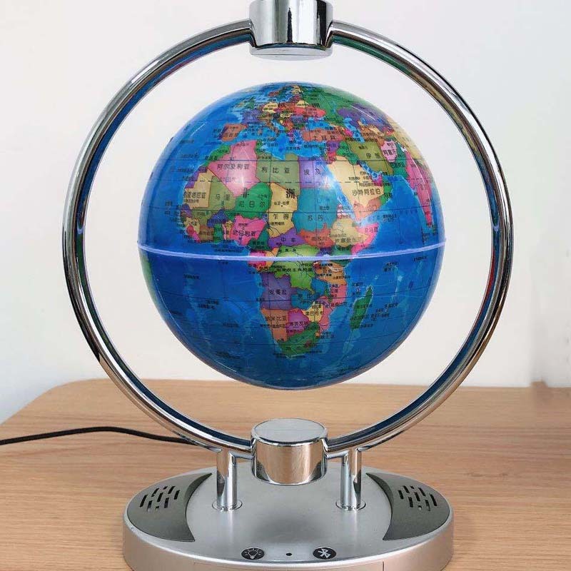 Regalo magnético de la lámpara de mesa del globo del altavoz de Bluetooth que levita