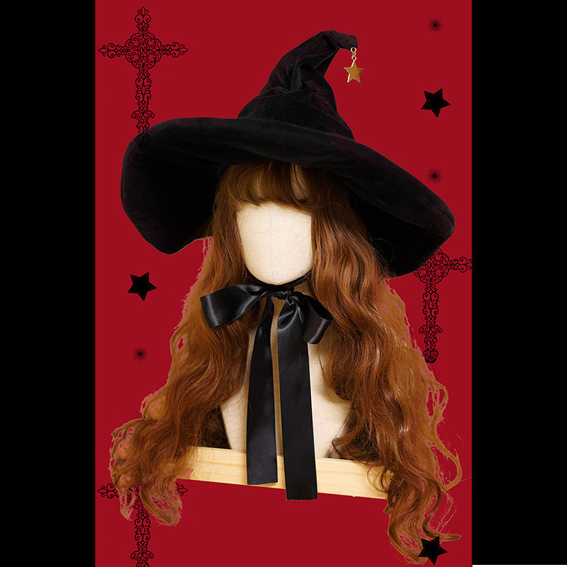 Halloween Fashion Suede Strap Bow Hat