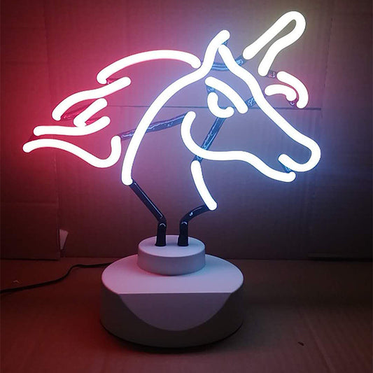 Néons licorne de bureau de décoration créative