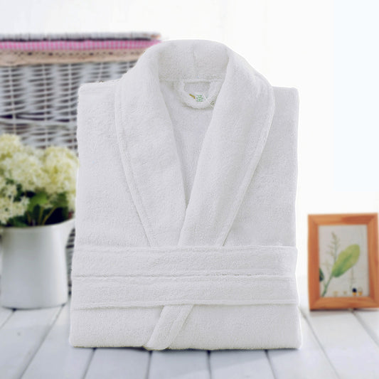 Couple nightgown towel material thickened