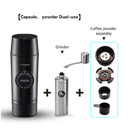 Mini cafetera espresso portátil recargable Mech