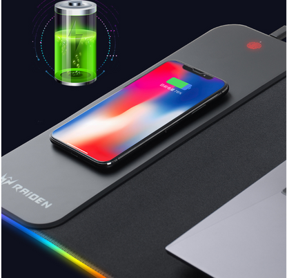 Wireless charging mouse pad