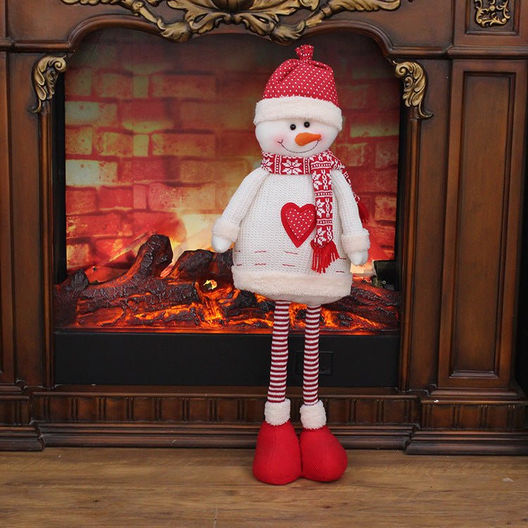 Décorations de Noël pour la maison Grande poupée Père Noël Cadeau de Noël Nouvel An pour enfants Décoration d'arbre de Noël Fournitures de fête de mariage