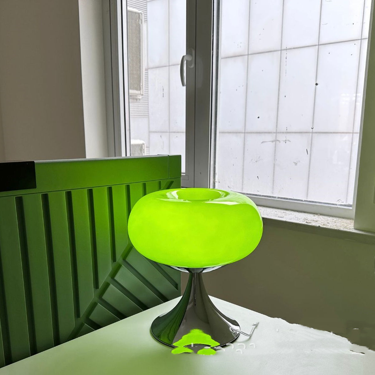 Green Living Room Study Bedroom Bedside Lamp Decoration