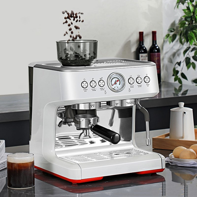 Cafetera semiautomática pequeña para el hogar