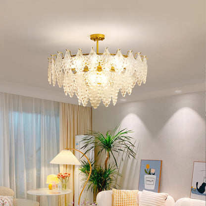 Simple Living Room Glass Chandelier