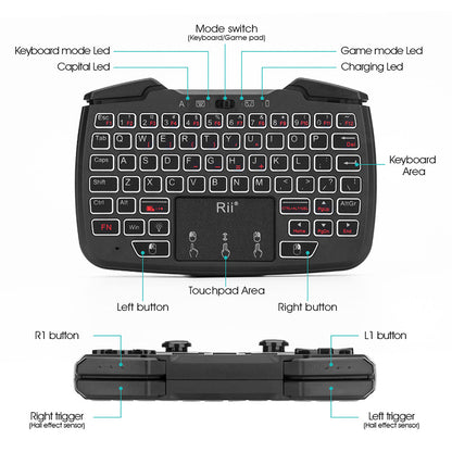 Wireless mini keyboard