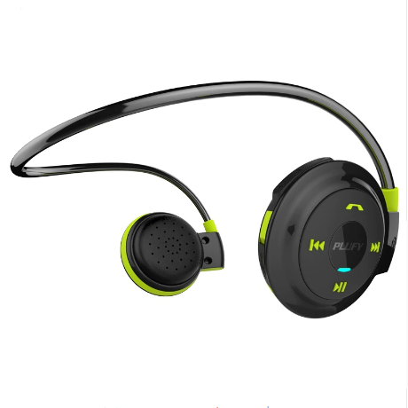 PLUFY Auriculares deportivos Bluetooth Auriculares inalámbricos Auriculares para correr Ecouteur Sans Fil Auriculares Bluetooth Auriculares Radio MP3 