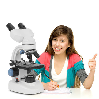 Science Experiment Binocular Microscope For Primary And Secondary School Students